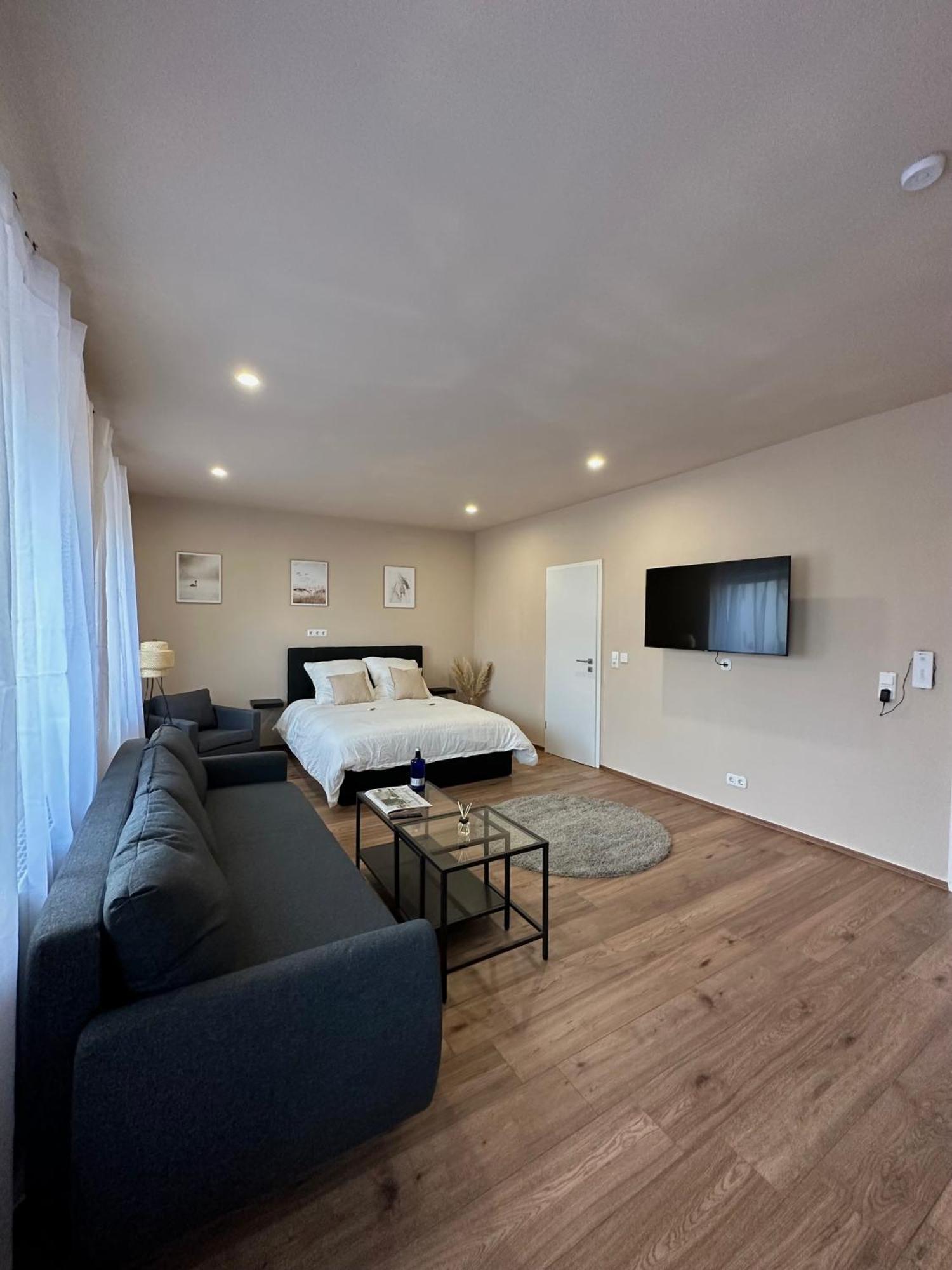 Modernes Apartment Am Dreilaendereck アルスドルフ エクステリア 写真